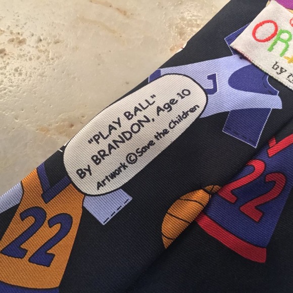 SAVE THE CHILDREN ORIGINALS SILK TIE - Picture 4 of 9